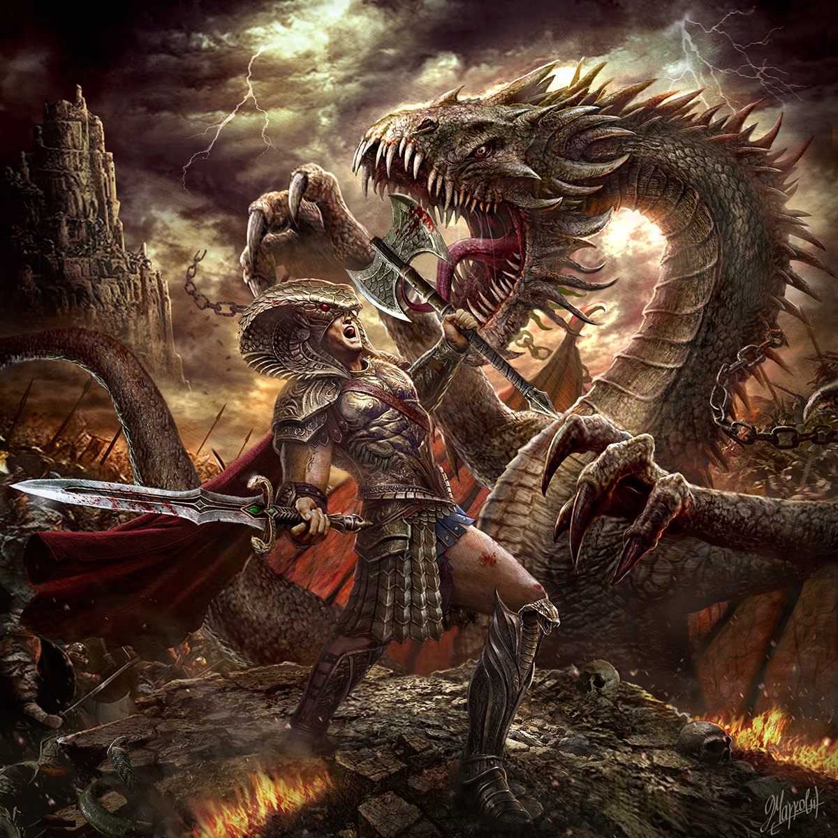 Snake warrior by DusanMarkovic on DeviantArt
