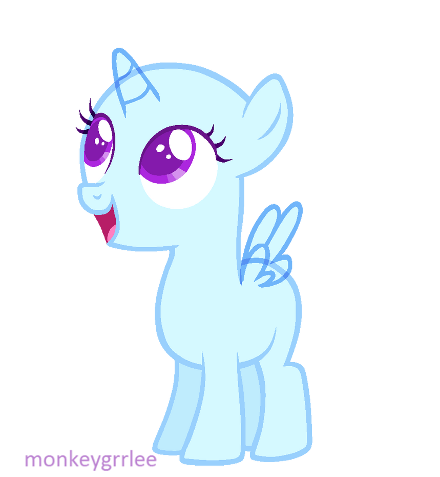 Filly Base! by artgrrlee on DeviantArt