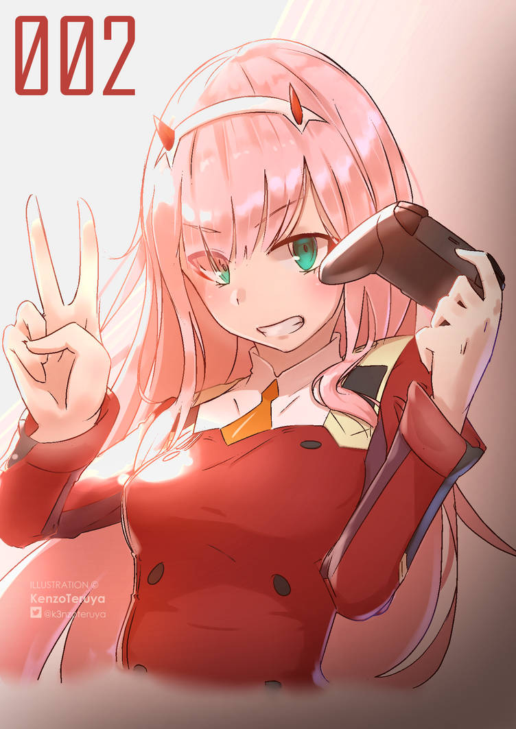 ZeroTwo 002 - Darling in the Franxx by K3nzoTeruya on DeviantArt