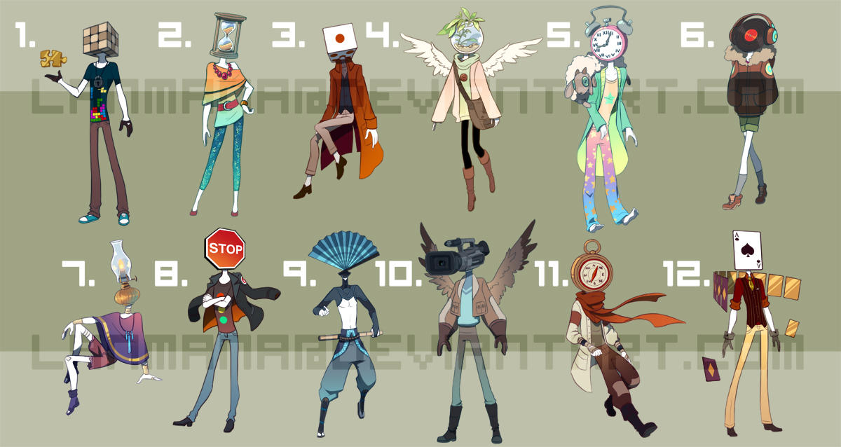 Random Object Head $30 Object Head Adopts! (TWO LEFT) by Lanmana on DeviantArt