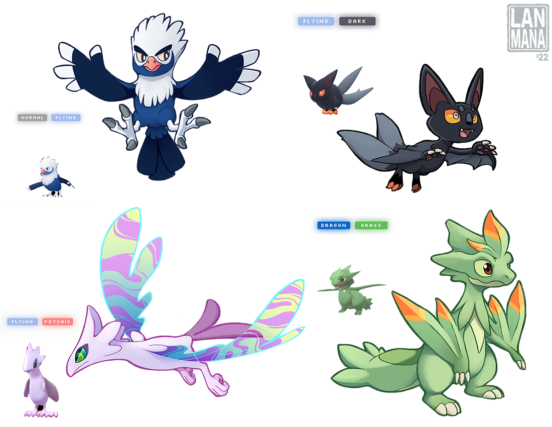 AI Art: fakemon 3 by @thekaos