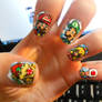 Mario Kart Character Nails