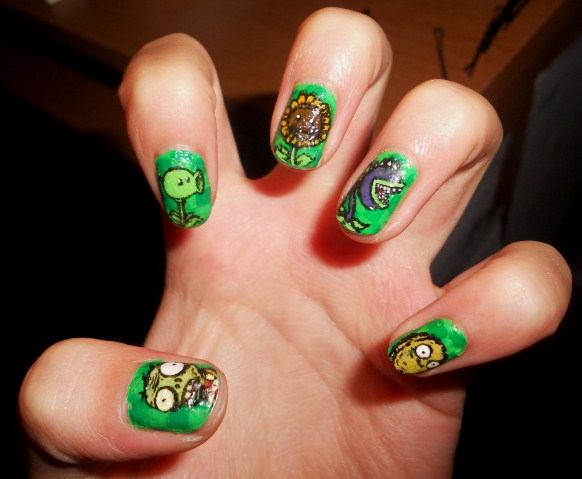 Plants vs Zombies Nails