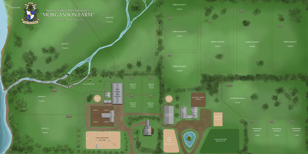 Morganson Farm Map - UPDATED! by MistyofSunrise on DeviantArt