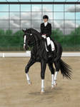 Tuxedo - CI Show - 3DE Dressage by MistyofSunrise