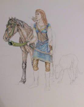 WIP - OC Aideen Chapter 1 artwork