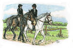 Harpley Hunt - St. George's Day by MistyofSunrise