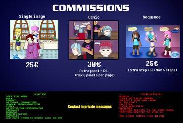 [Open] Commission price list