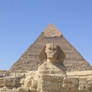 Sphinx guarding 2nd pyrimid