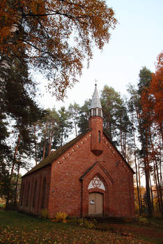 Stock - small red church