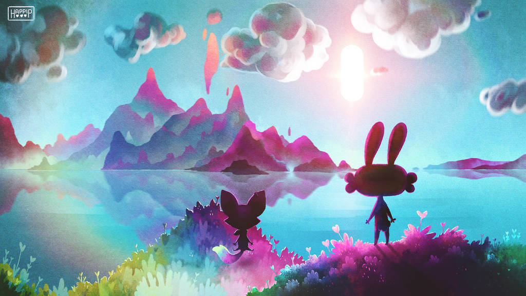Epic Rabbit - Landscape by happip