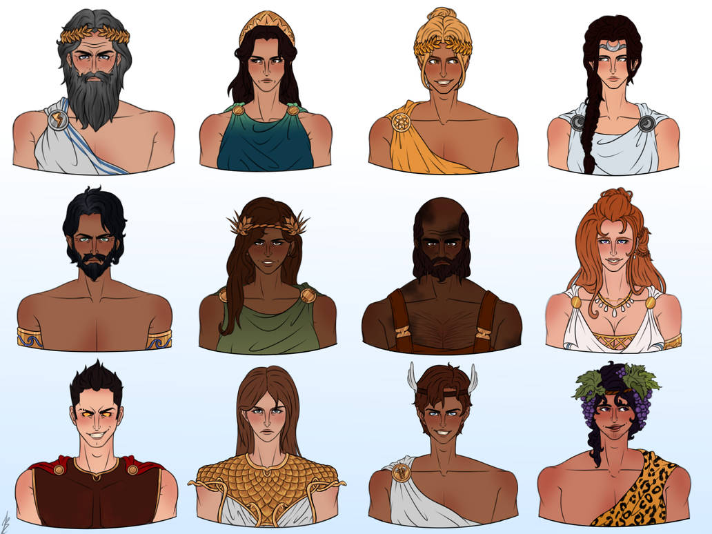 Olympians by Aremseh1236 on DeviantArt