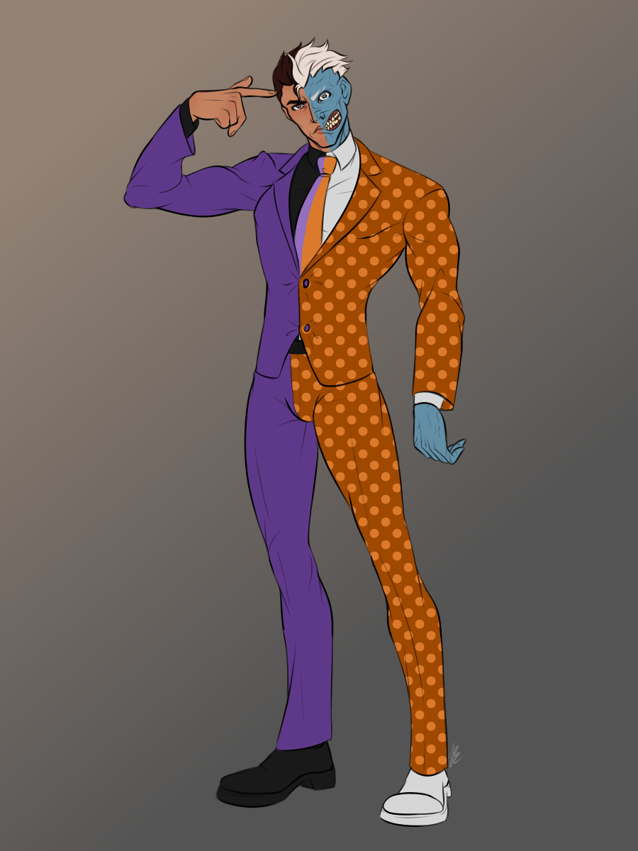Two Face Redesign by Aremseh1236 on DeviantArt