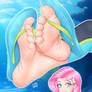 Fluttershy - Face x Feet