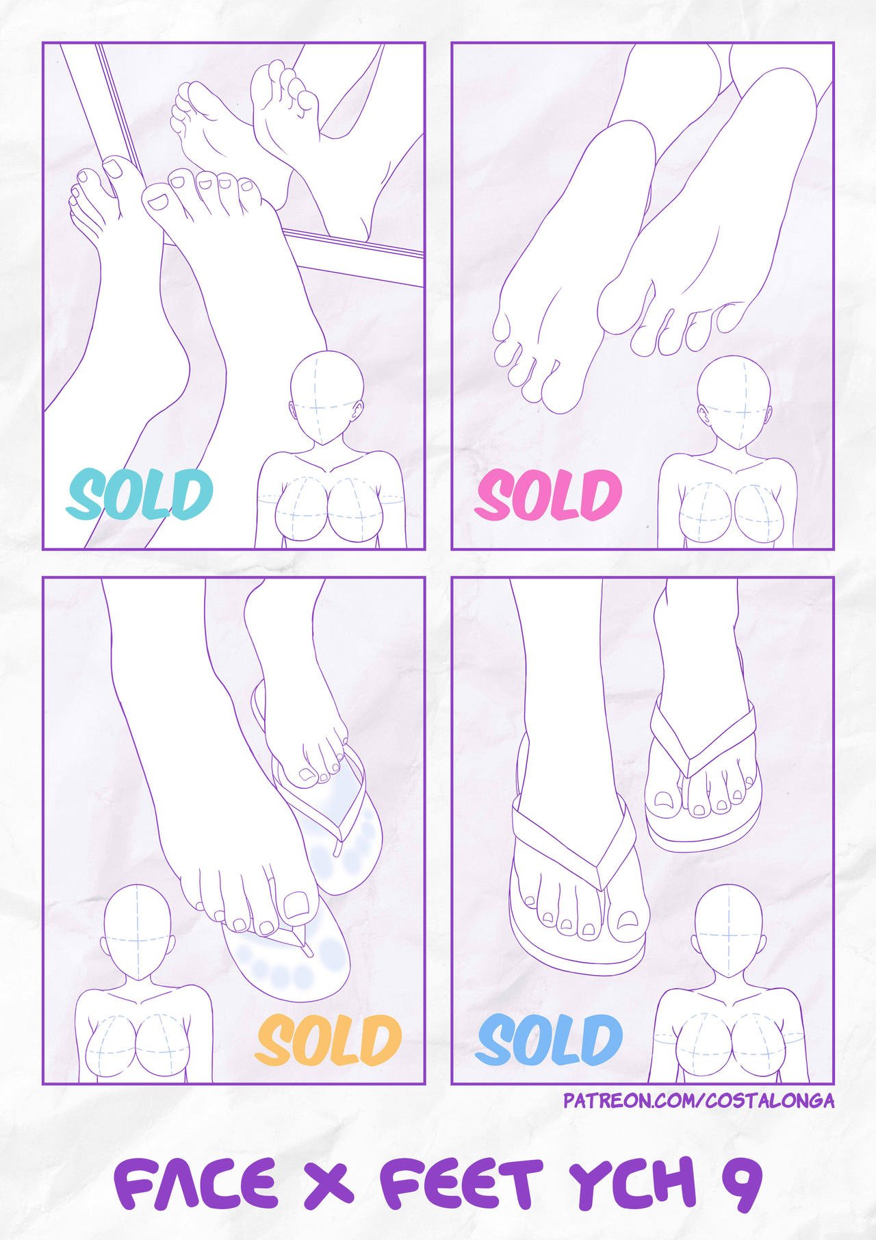 Face x Feet YCH 9 - CLOSE