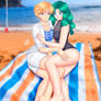 Haruka and Michiru - YCH