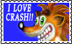 Crash Bandicoot Stamp