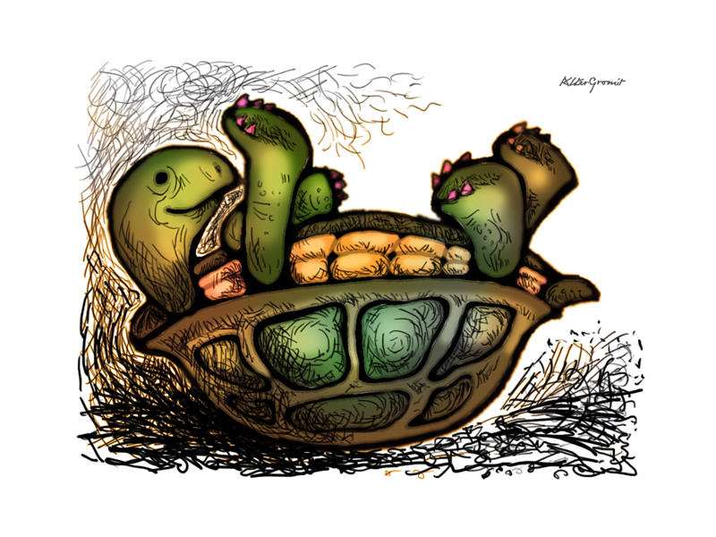 Dancing Inverted Turtle Dancing Turtle by altergromit on DeviantArt