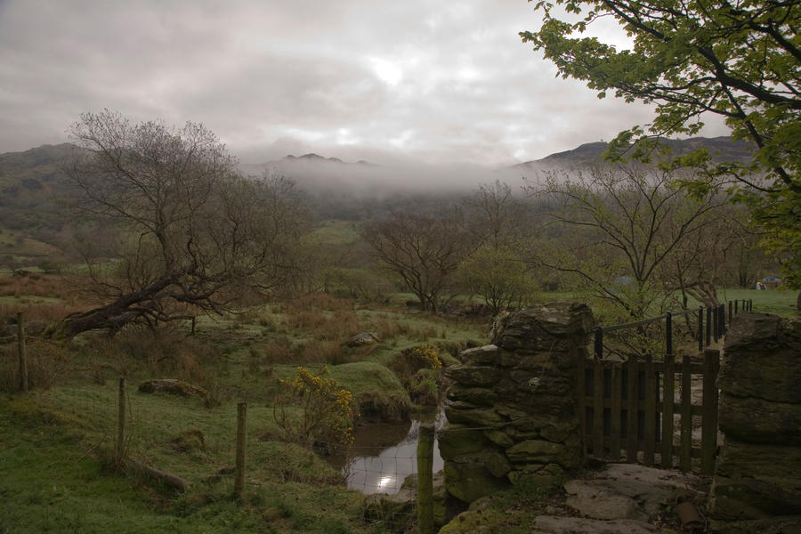 Welsh morning mist