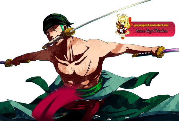 Render Zoro - One Piece by INAKI-GFX on DeviantArt