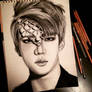 EXO Oh Sehun - [Graphite Drawing]