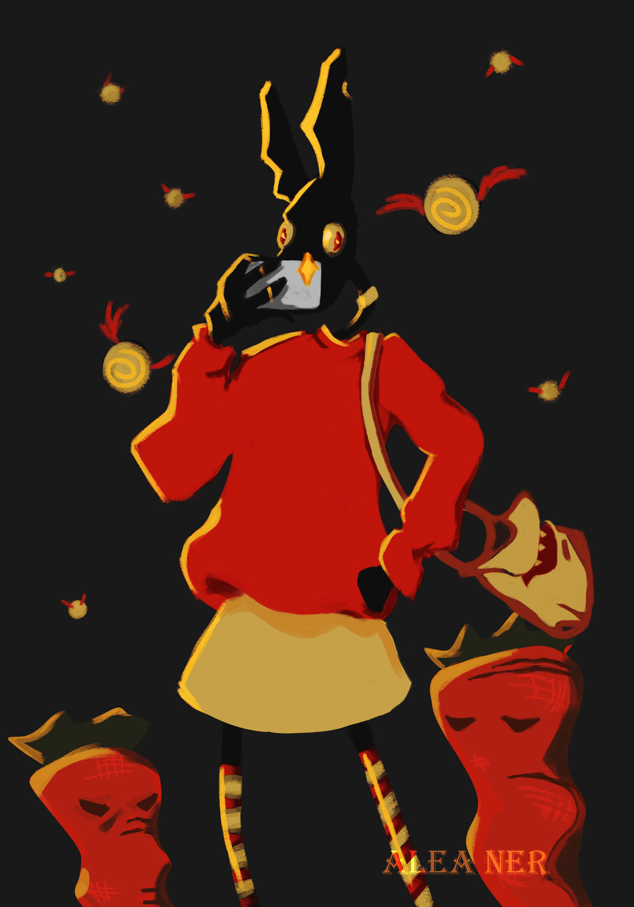 Creepy Rabbit (2021 DTIYS entry) by AleaNer2 on DeviantArt