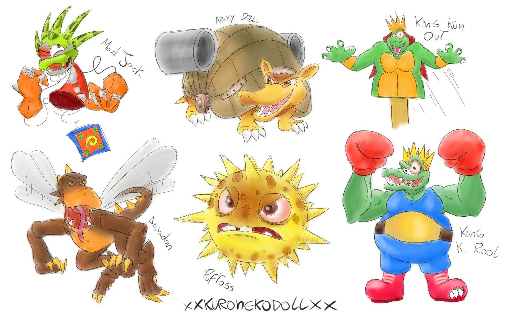 Donkey Kong 64 Bosses Colored By XXkuronekodollXx On DeviantArt donkey-kong-64-bosses-colored-by-xxkuronekodollxx-on-deviantart