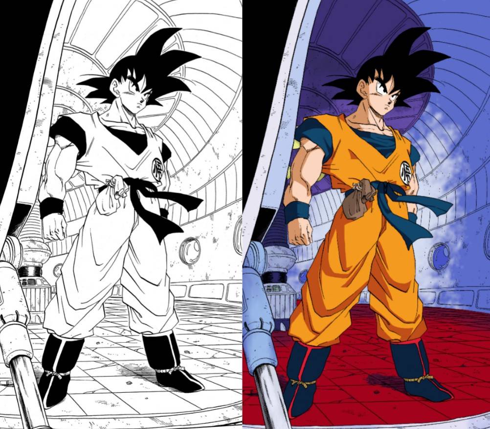 Namek Dc Goku arrives in Namek Painting by DarthDiva on DeviantArt