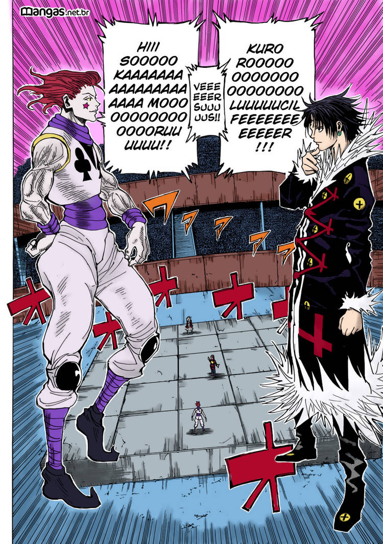 Hisoka vs Chrollo Chapter 351 P. 2 by DarthDiva on DeviantArt