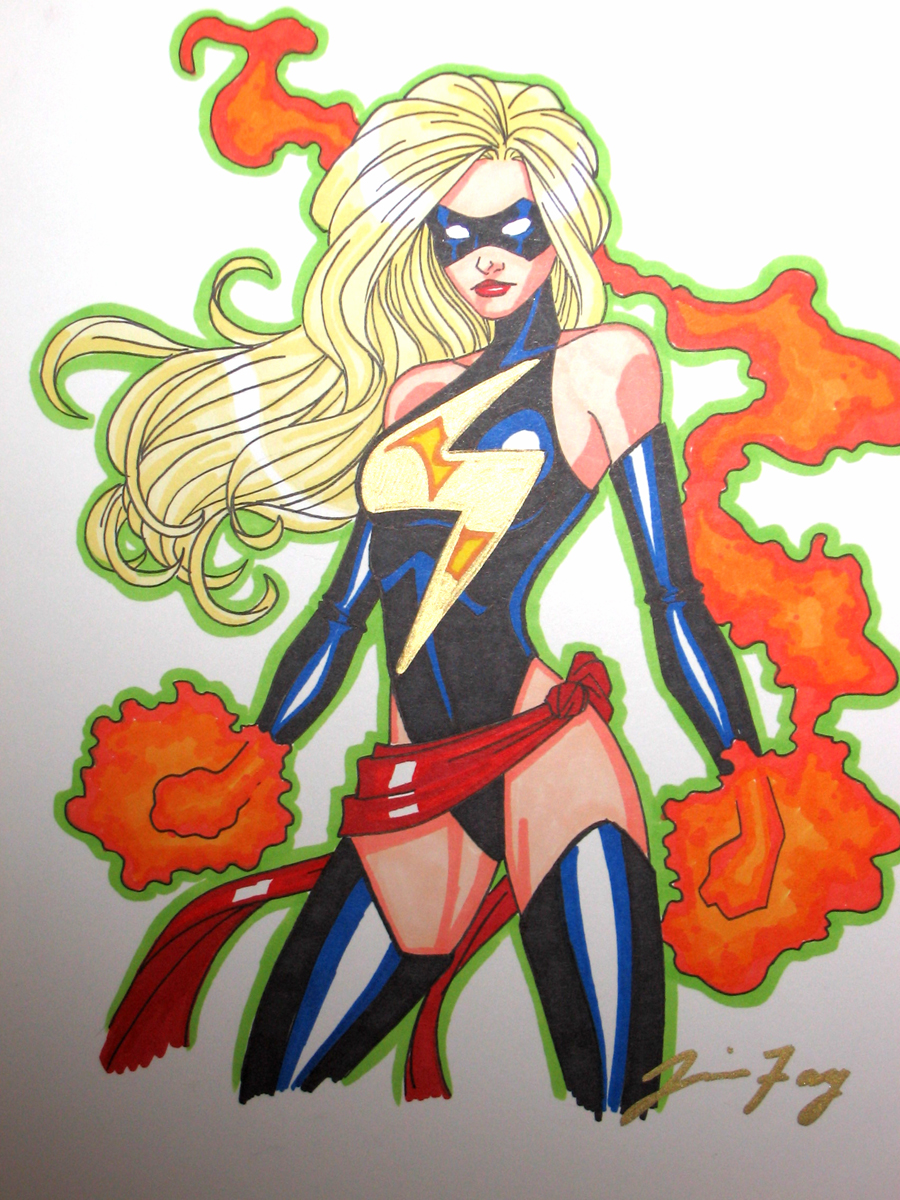 ms. marvel sketch