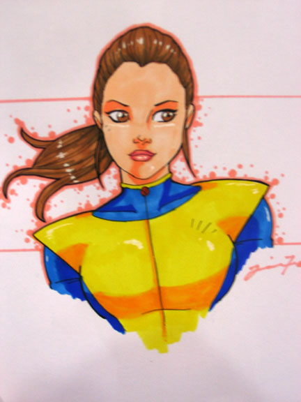 kitty pryde sketch