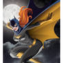 Batgirl In Flight colored