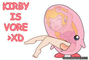 Kirby is vore