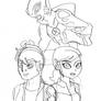 Drawing Teen Ben 10 n Gwen