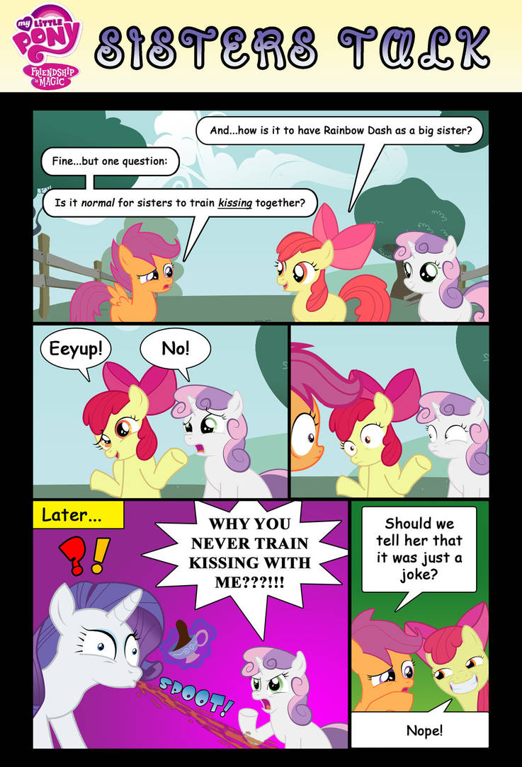 My Little Pony Sisters Talk by mickeyelric11 by toongrowner on DeviantArt.