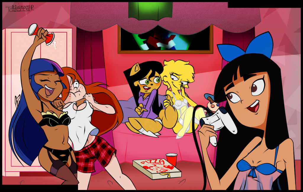 Four Anime Girls Crossover Friends - Collage by iadorecartoons on DeviantArt