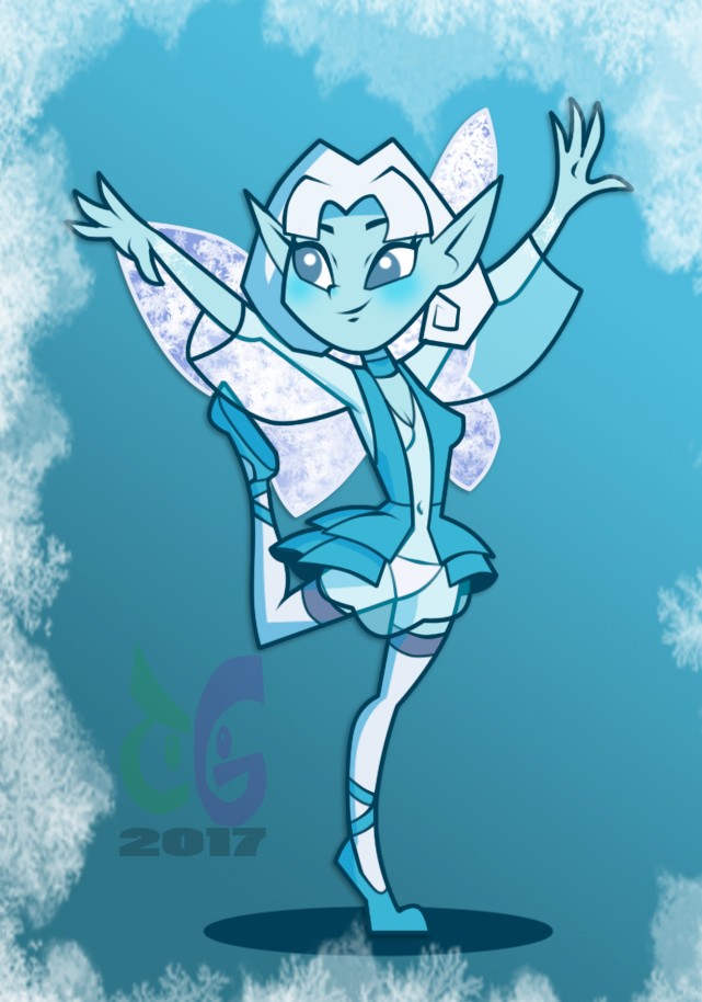 commission Neige the snow Fairy