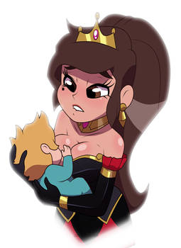 Queen Marco and child