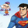 Superman vs Mr. Mxyzptlk