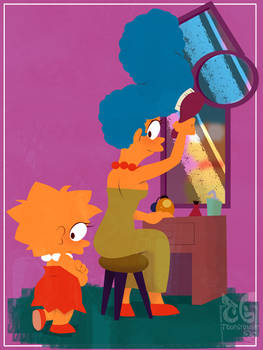 Lisa and Marge