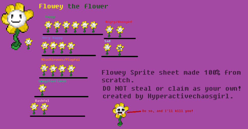 Flowey sprite  Undertale, Undertale flowey, Flowey the flower