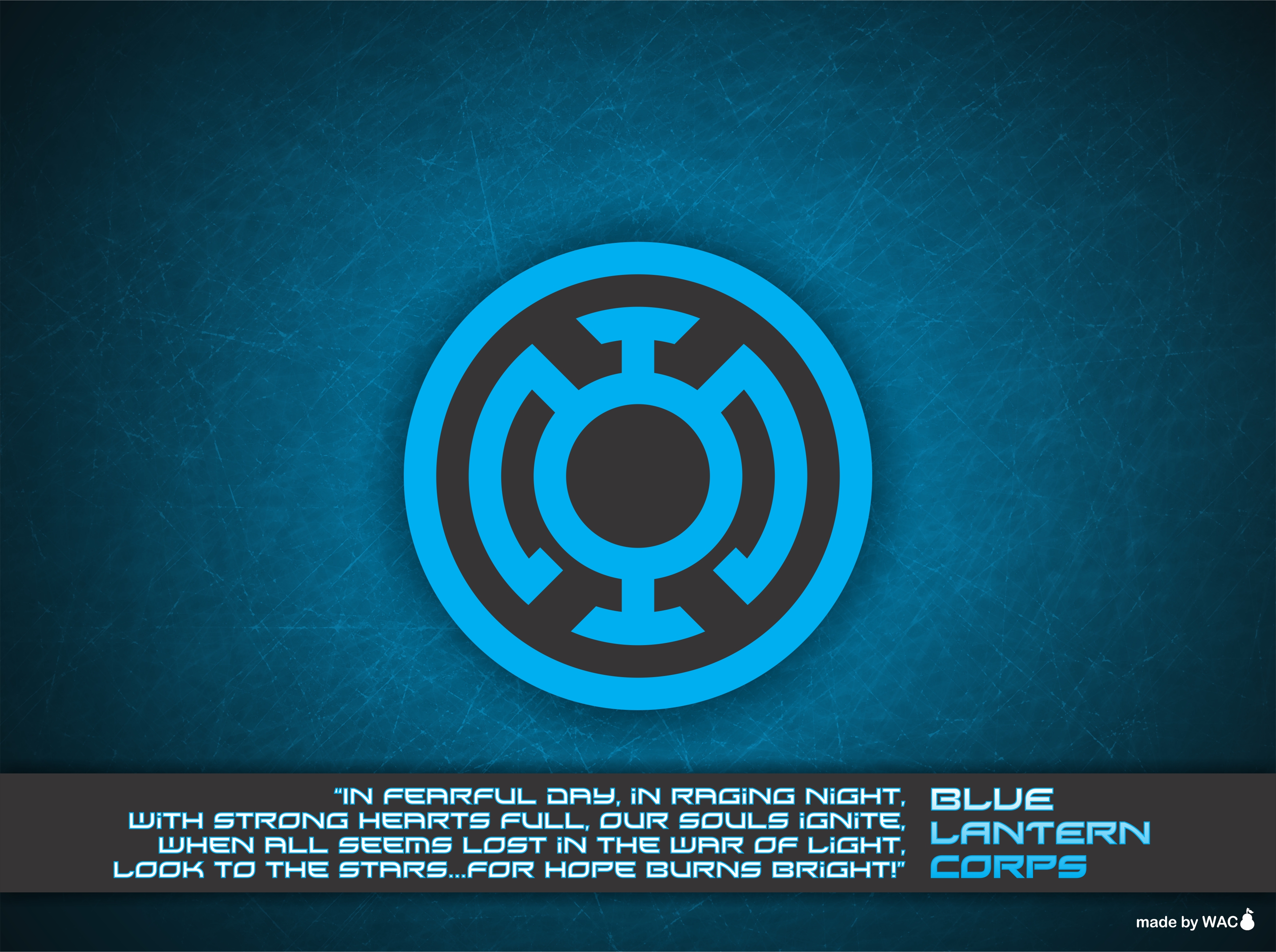 Blue Lantern Corps Wallpaper