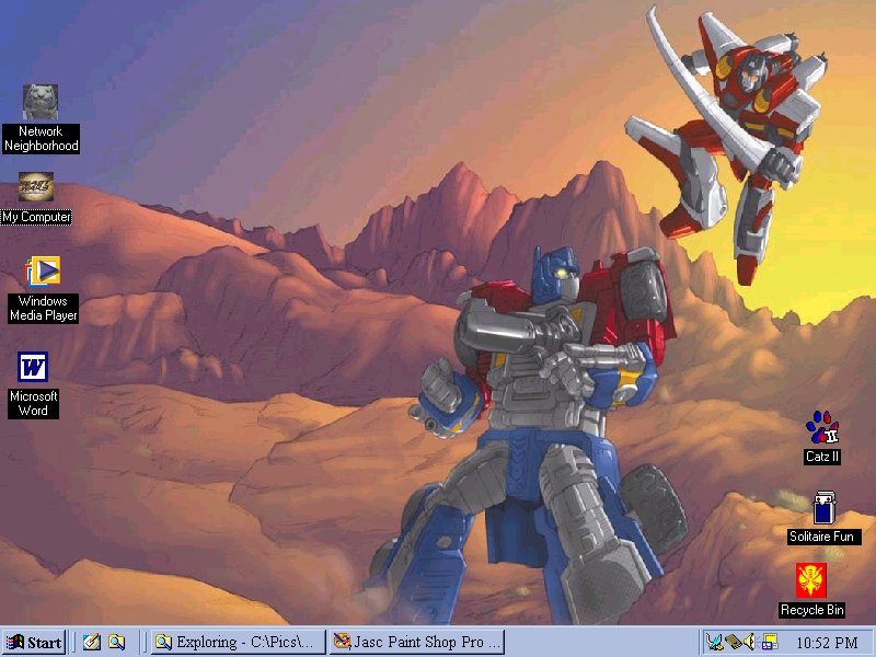 Transformers Armada Desktop