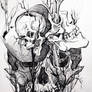 Creepy skulls