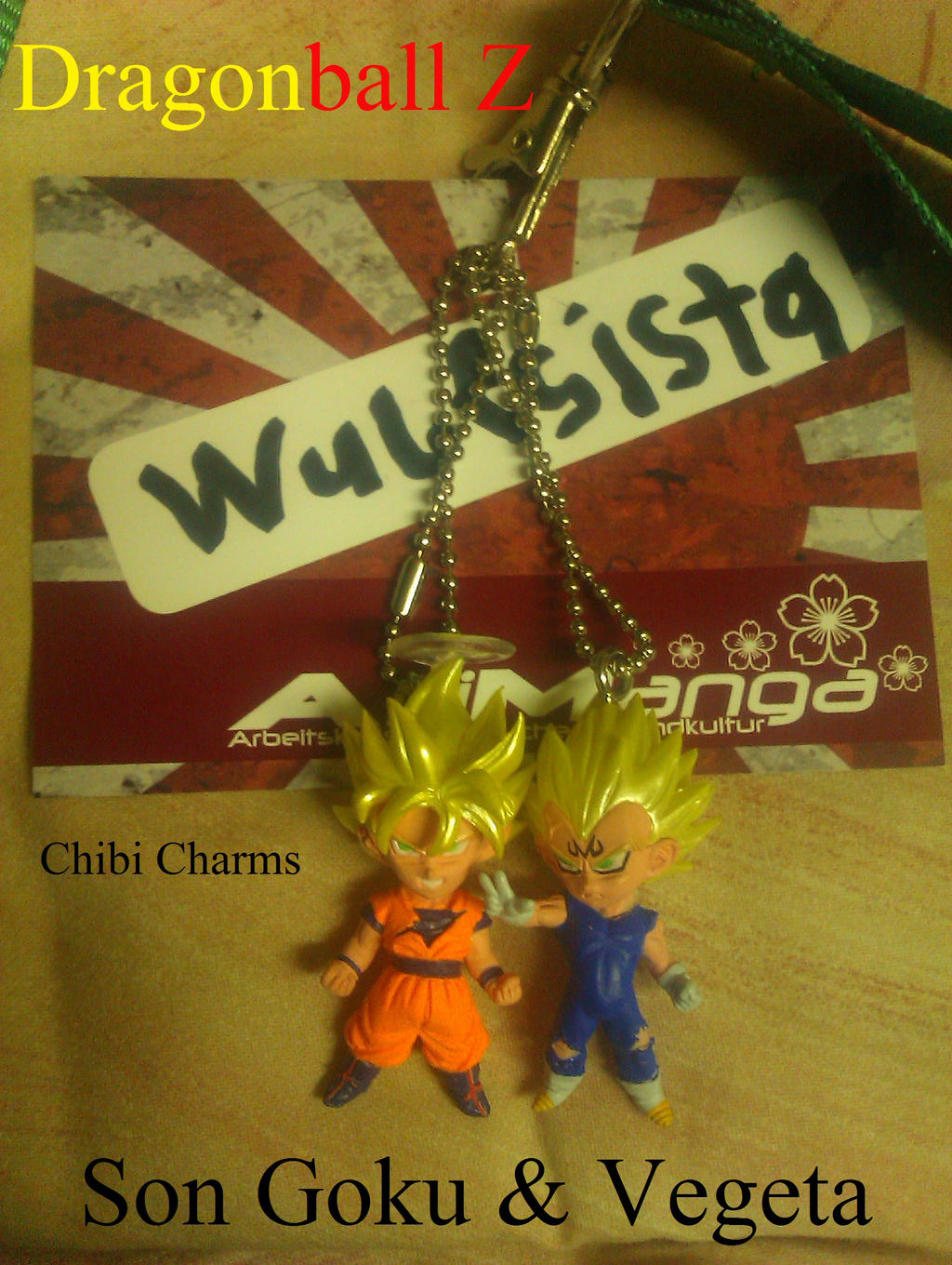 Dragonball Z-Chibi Charms: Son Goku and Vegeta