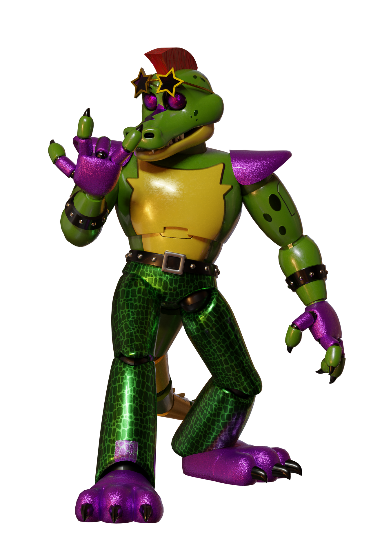 Sheldon Gator Montgomery Gator Render by doggovr on DeviantArt