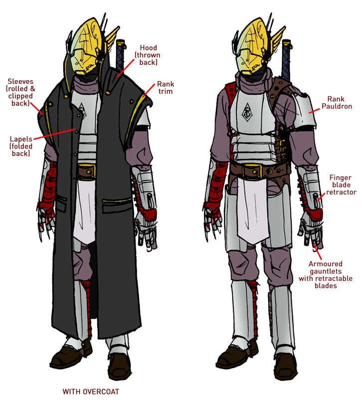 Jackal Guard soldier's outfit