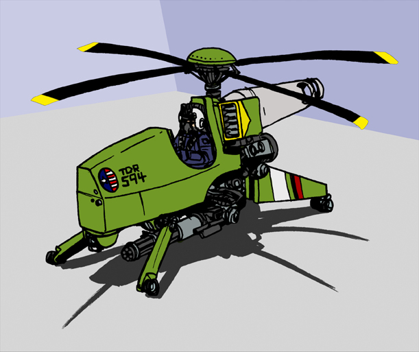 Helicopter Gunpod