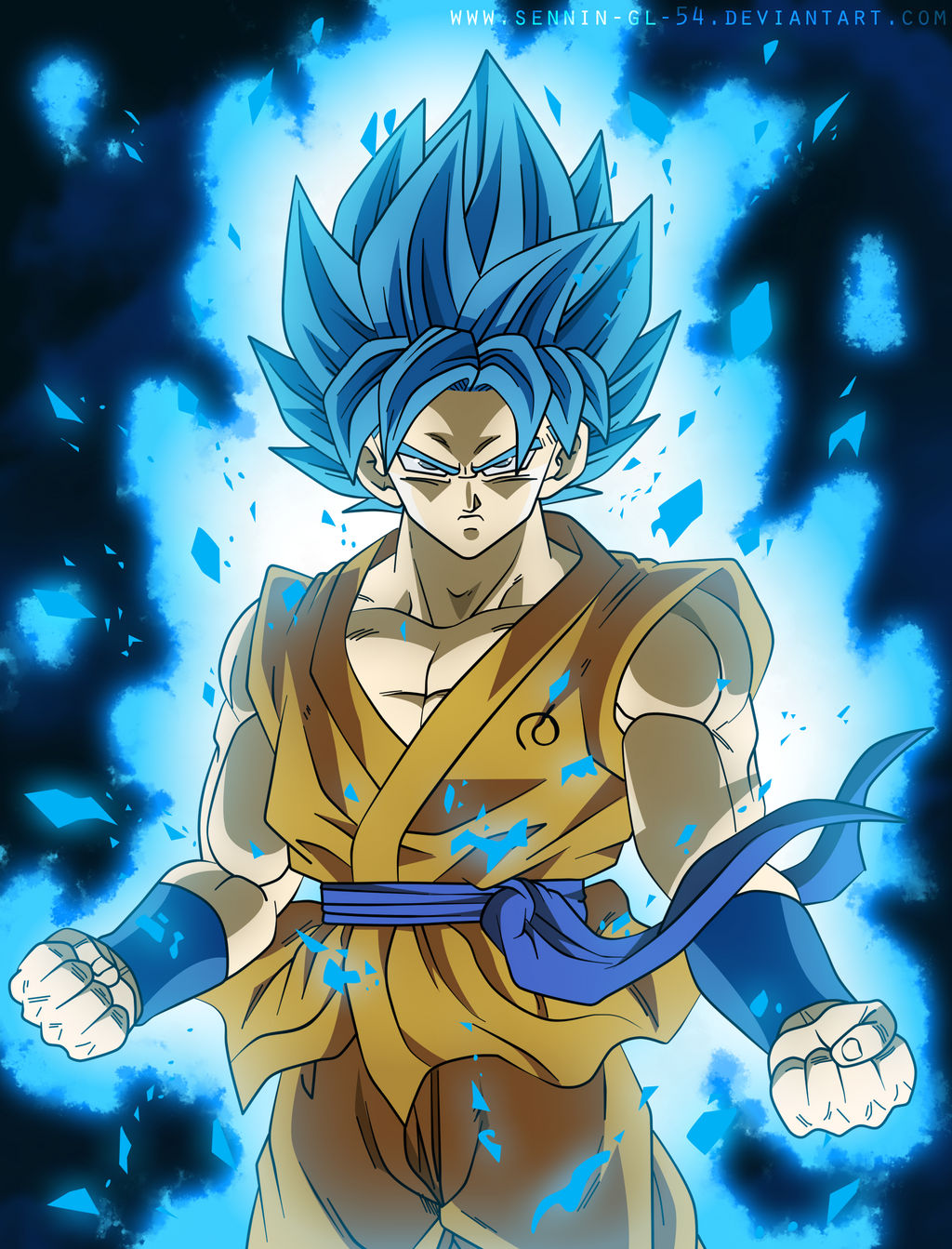 Goku Blue by SenniN GL 54 on DeviantArt Goku Blue by SenniN GL 54 on DeviantArt