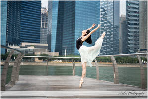 Ballerina in the city